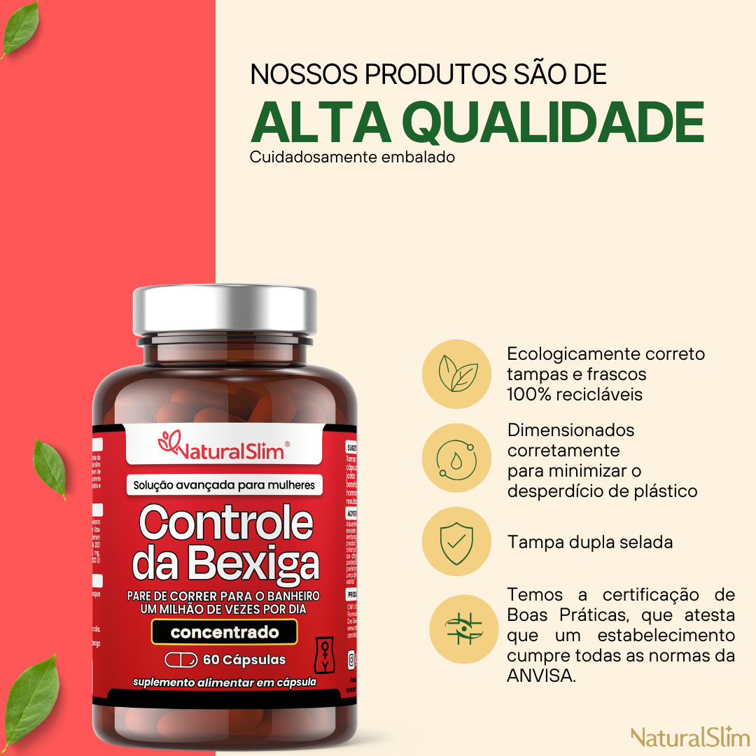 Controle da Bexiga 60 Cápsulas