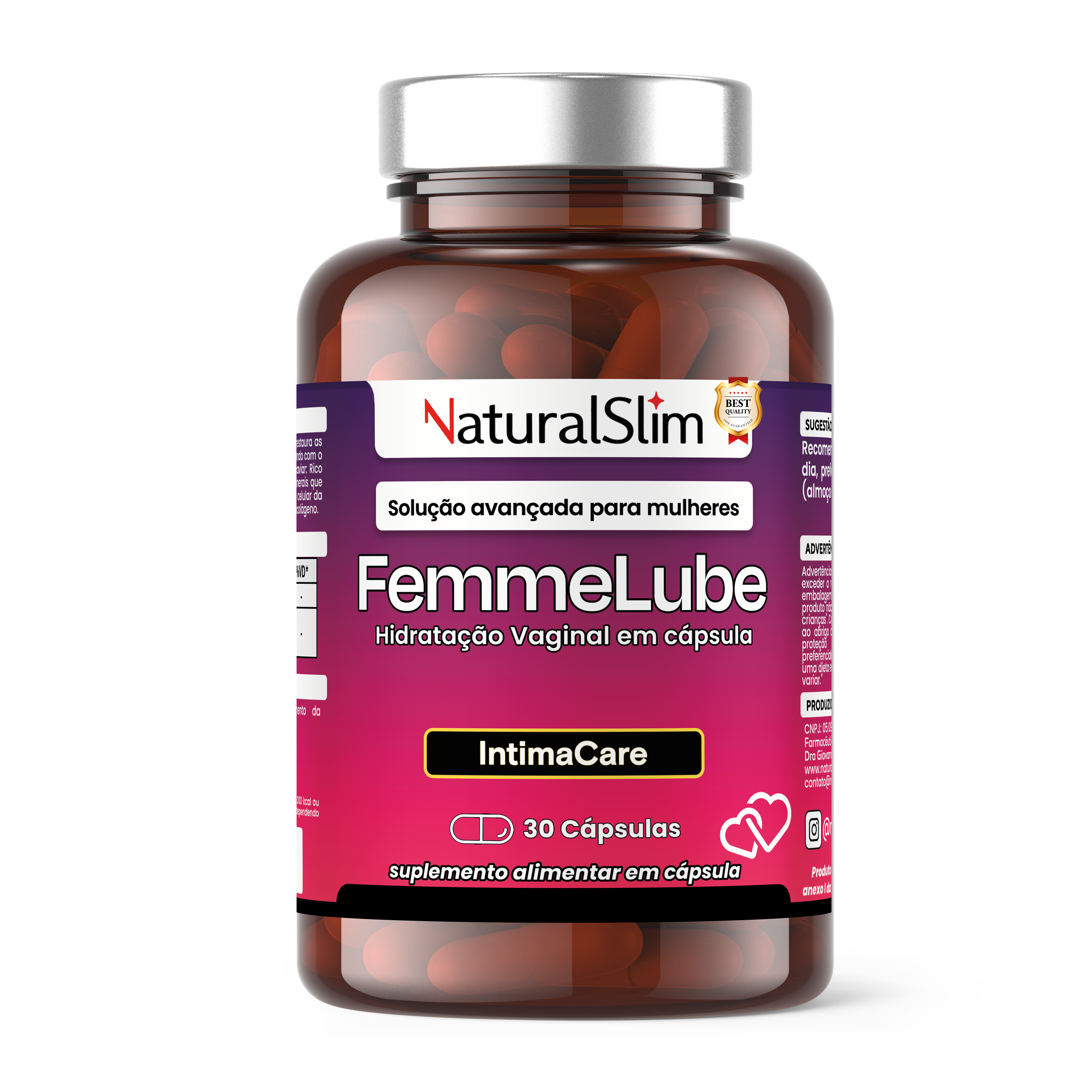 FemmeLube NaturalSlim 60 Cápsulas