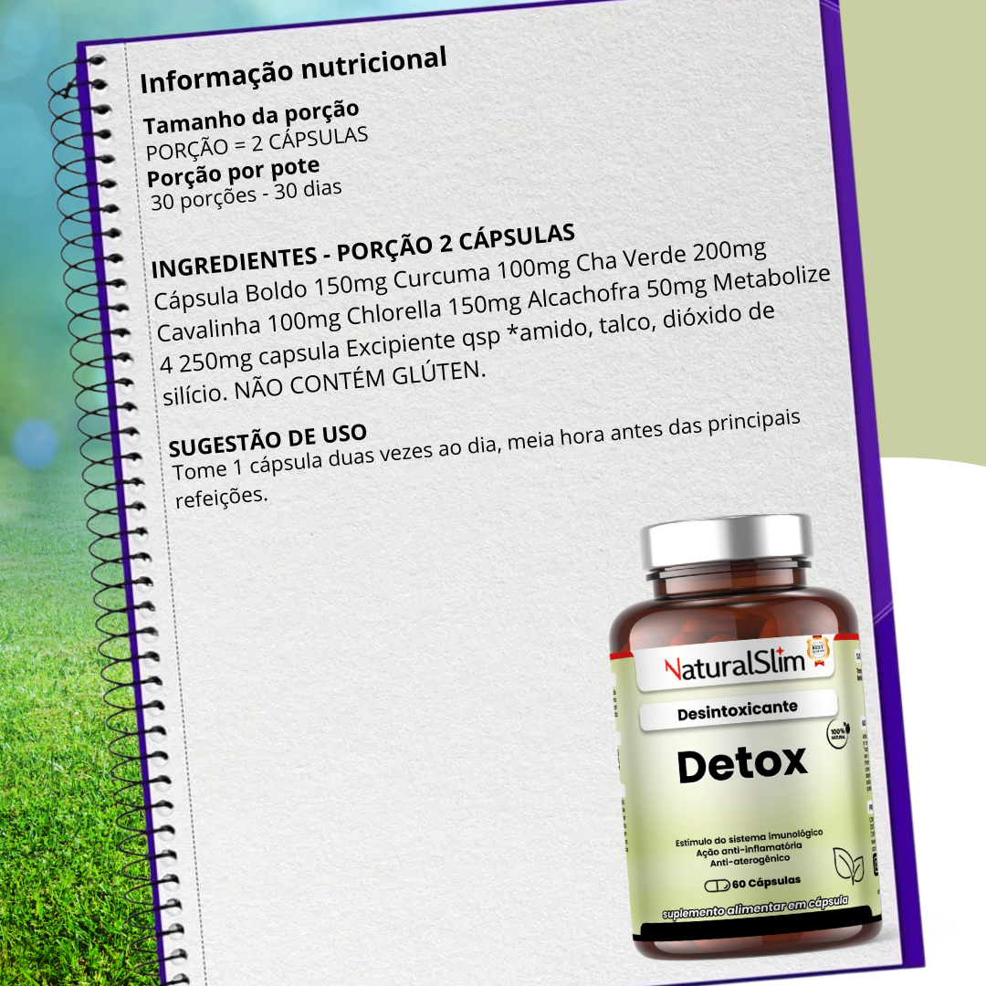 SlimMax Detox NaturalSlim 60 Cápsulas