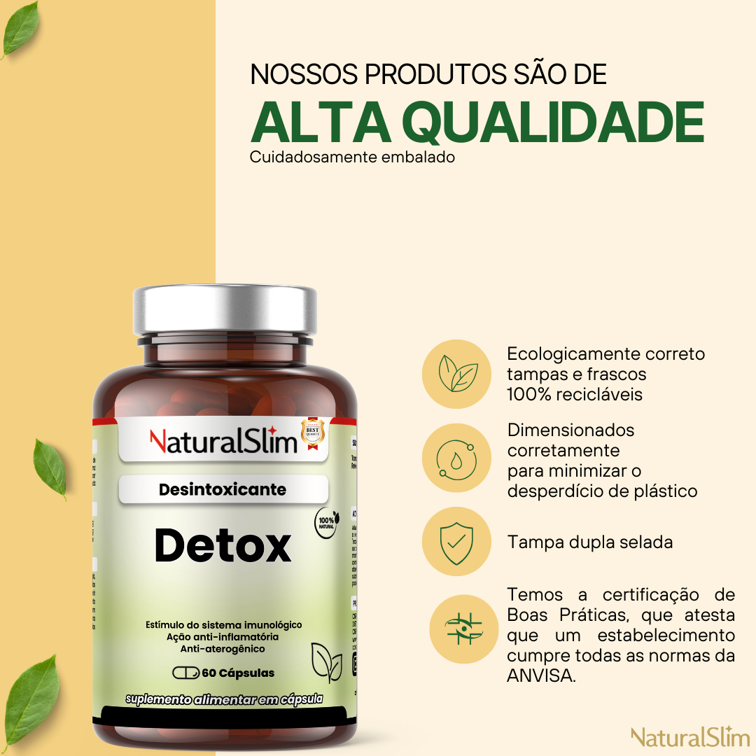 SlimMax Detox NaturalSlim 60 Cápsulas