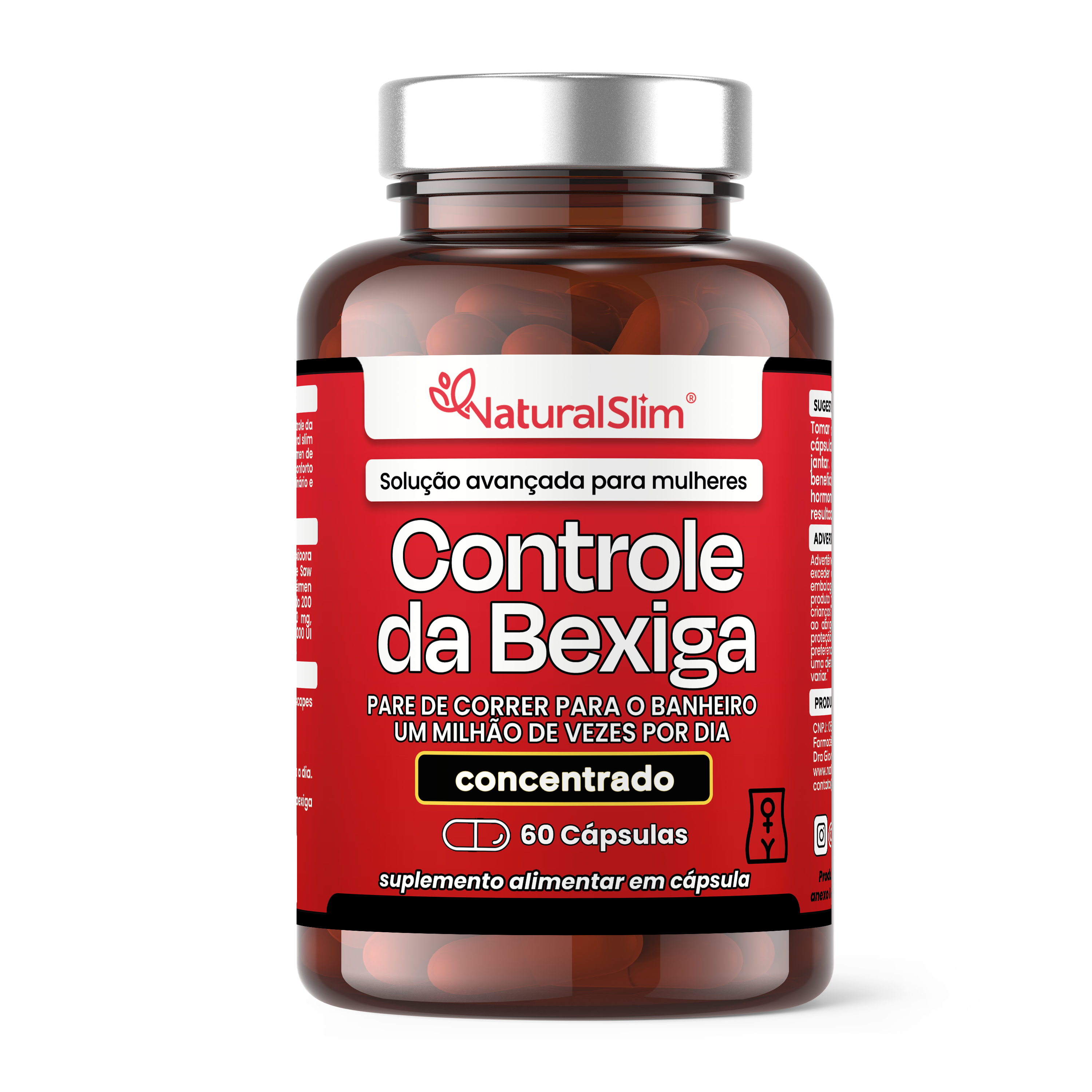 Controle da Bexiga 60 Cápsulas
