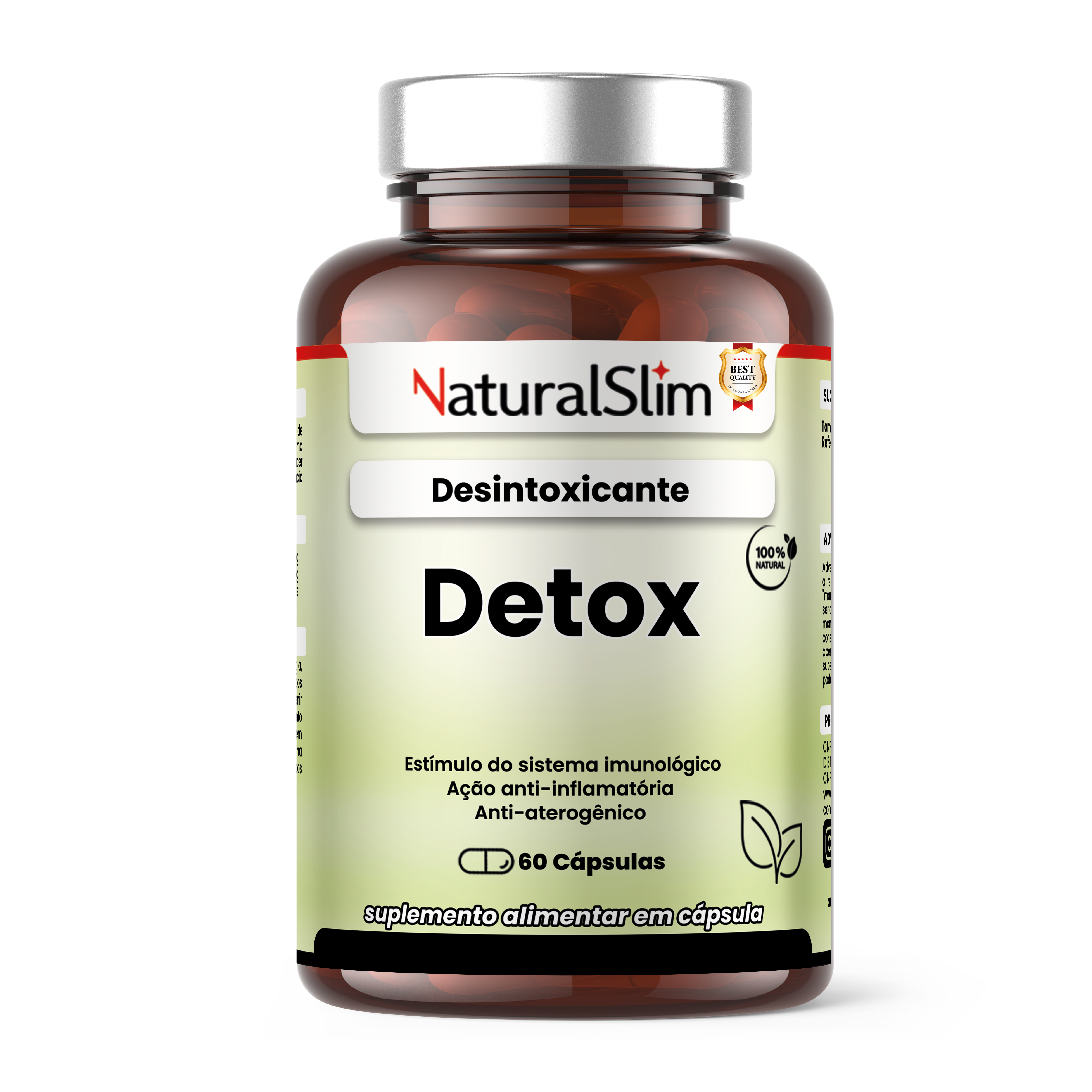 SlimMax Detox NaturalSlim 60 Cápsulas