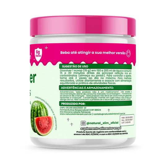Daily Fiber Suplemento Diário 450 Gramas Melancia Natural Slim